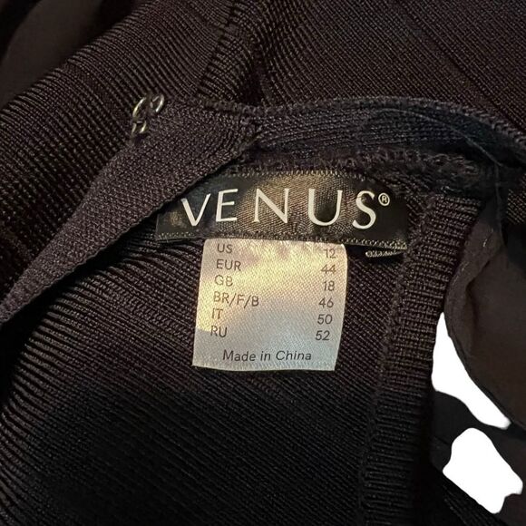 NWT! Venus black sleeveless bandage dress. Size 12 - Picture 3 of 10